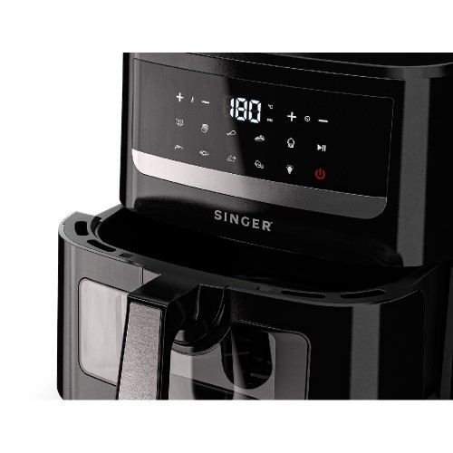 ΦΡΙΤΕΖΑ SINGER AF-4618 AIRFRYER ΜΑΥΡΗ 2150W 7,5Lt ΜΕ ΠΑΡΑΘΥΡΟ